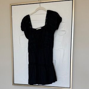 LoveShackFancy Navy minidress